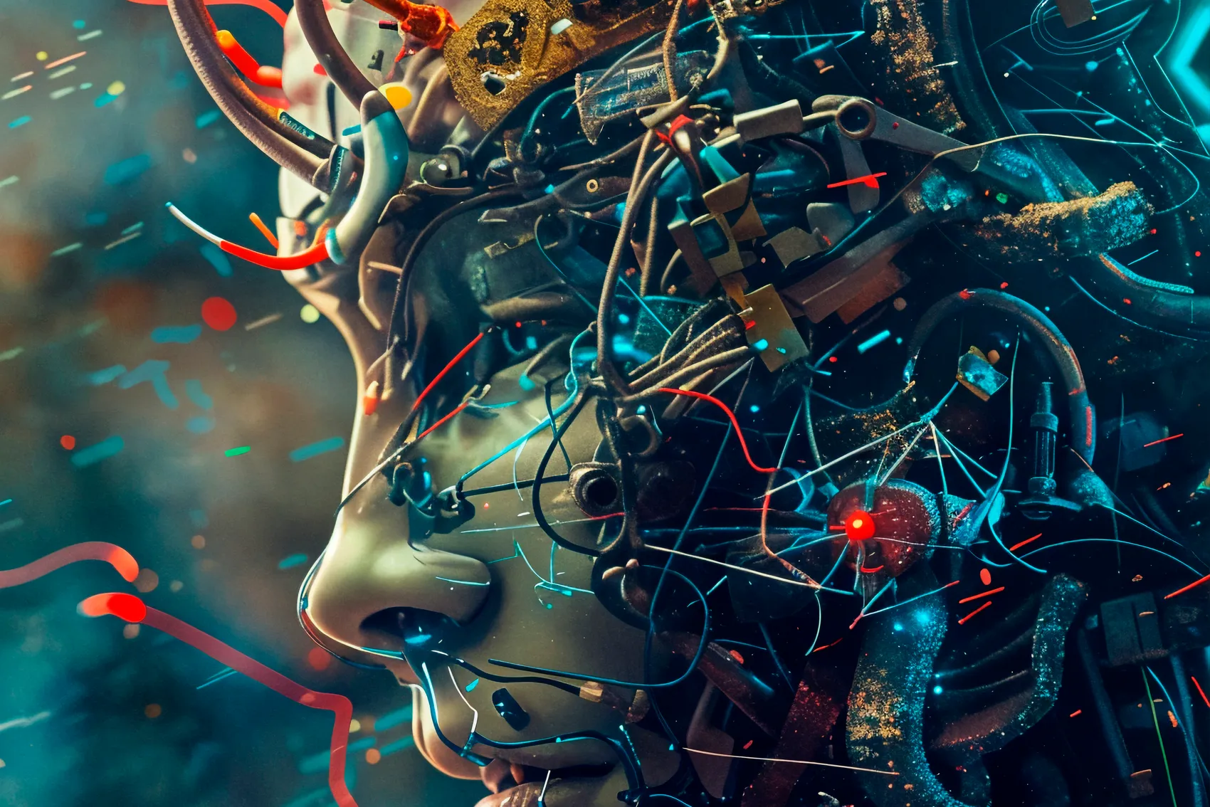 Digital Art AI Technology Background (1)